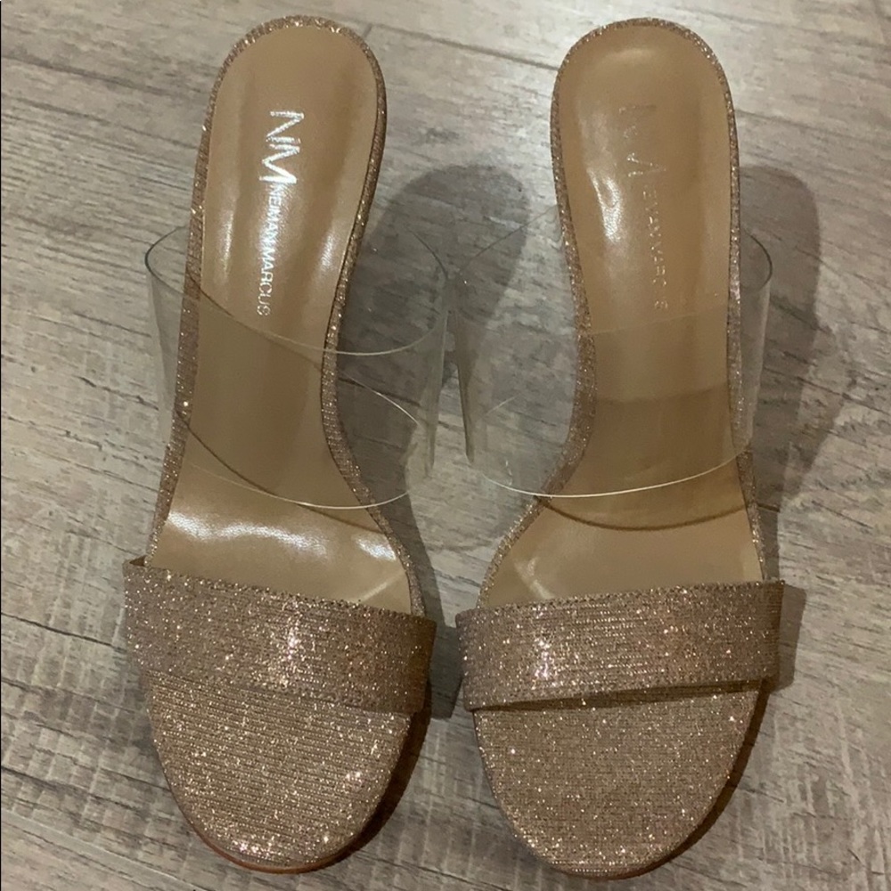 Neiman Marcus disco sandals 👡